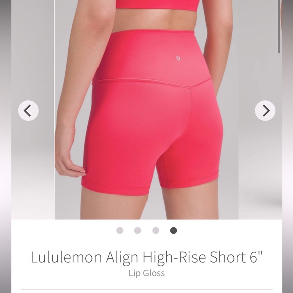 lululemon athletica Pants - Lululemon Align High Rise 6in Short 🍋